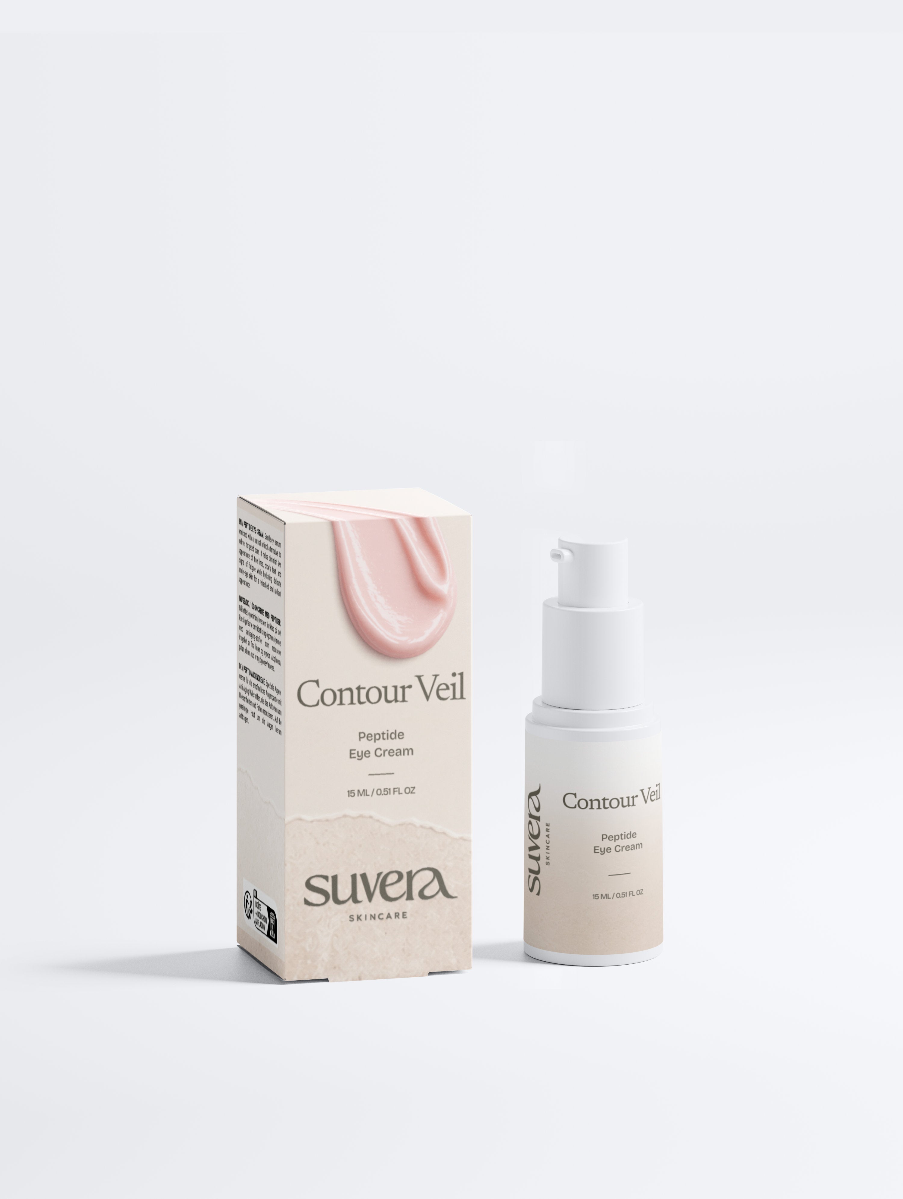Suvera Contour Veil eye cream packaging on a white background Suvera Skincare
