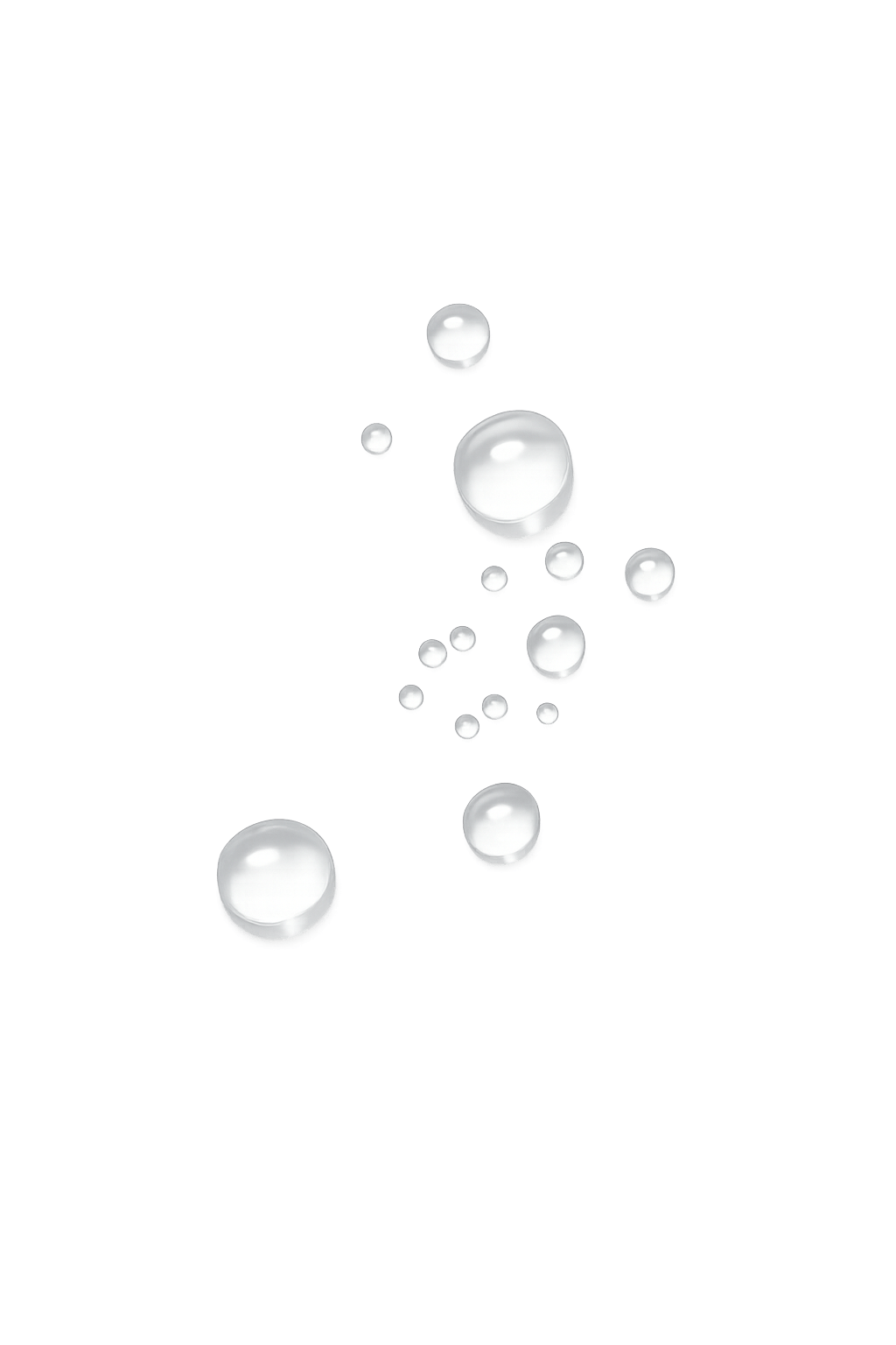 White bubbles on a black background Suvera Skincare, natural vegan skincare, skincare rituals