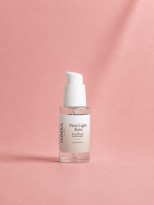 Skinceuticals First Light Eyes serum bottle on a pink background Suvera Skincare, modern skincare