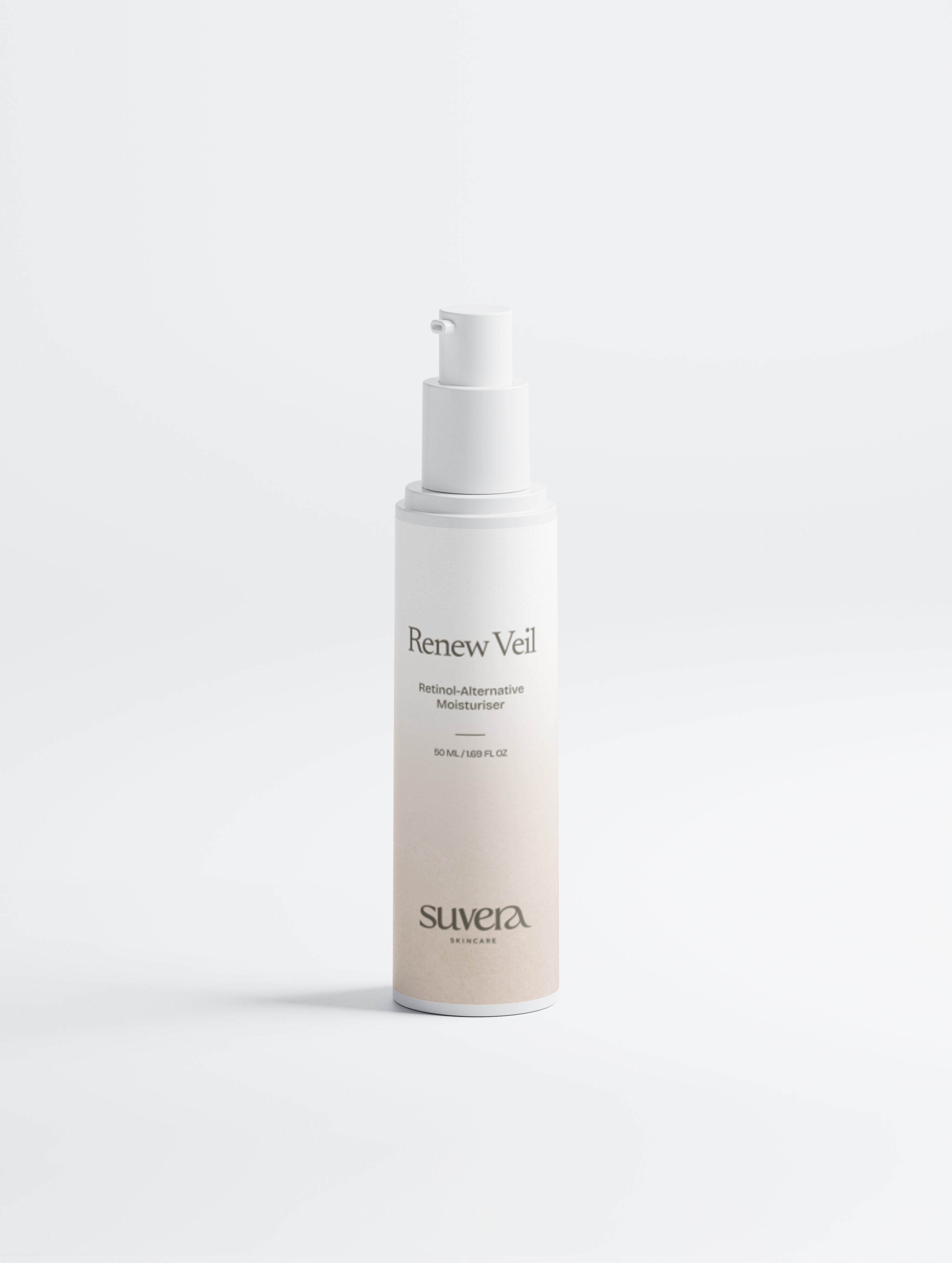 Suvera Renew Veil bottle on a white background